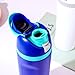 DUTHINGS - DUTHINGS Insulated Stainless Steel Water Bottle with Straw, 24 oz – Leakproof, BPA-Free Reusable Sports & Travel Bottle with Replacement Straw and Cleaning Brush (Blue)