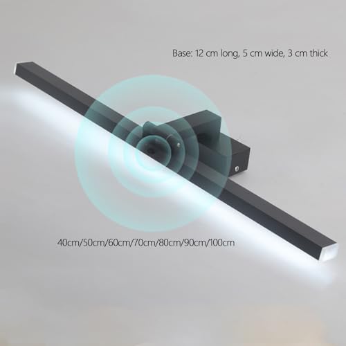 Lámpara de pared orientable 180° con sensor de movimiento para espejo 6