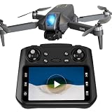 Drone with 1080P Camera for Adults, GPS Drone with 4.5″LCD Screen Remote