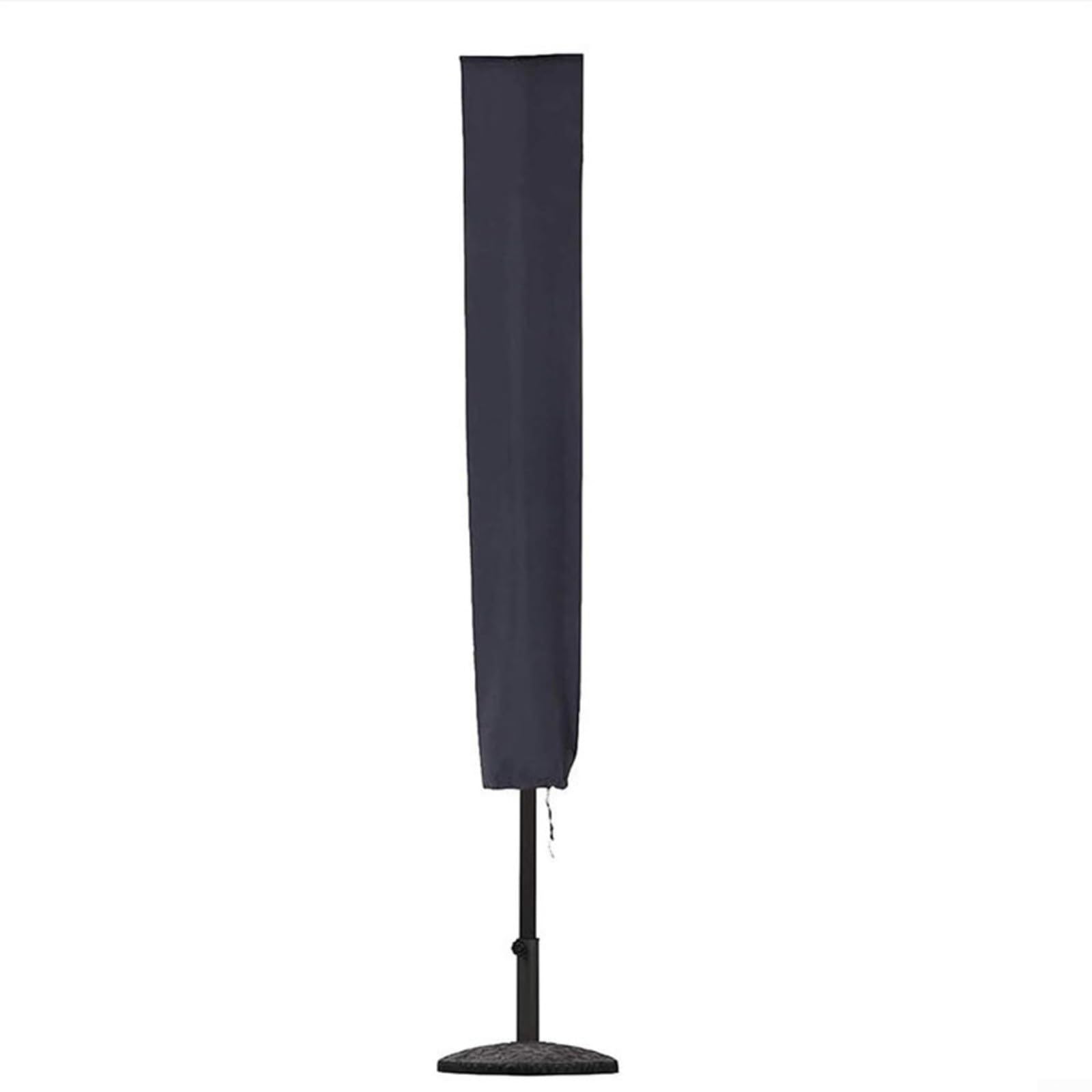 Housse de parasol Oxford 600D résistant au vent 153 x 30 cm noir