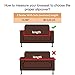 Argstar 1 Piece Stretch Non Slip Chocolate Sofa Slipcover, Spandex Jacquard Sofa Cover, Washable Fit Elastic Soft Furniture Protector for Sofa for Leather Sofa and Couch (75