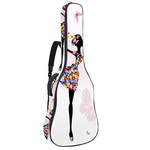 Étui de protection rembourré pour guitare acoustique classique Noir craquelé, Multicolore 08, 42.9×16.9×4.7 in… - Les Beatles, Paul McCartney, John Lennon, RIngo Starr, George Harrison Étui de protection rembourré pour guitare acoustique classique Noir craquelé, Multicolore 08, 42.9x16.9x4.7 in…