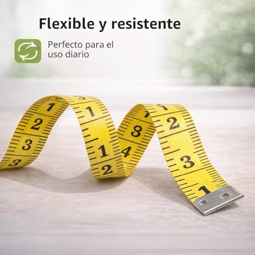Miniatura 2 de 2 En 1 - Cinta Métrica Cm Inch Cinta De Sastrería 150 Cm En Caja De Almacenamiento 1x Pieza
