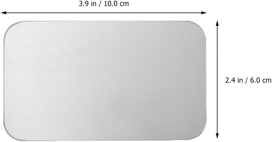 POPETPOP 4pcs Pet Cooling Pad Summer Chinchilla Hamster Cooling Mat Aluminium Board Hamster Plate Ice Beds - Image 3