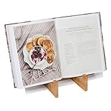Cookbook Stand From KitchenWare Plus - Book Holder & 2-in-1 Kitchen Book Stand for Cookbooks or iPad Stand For Kitchen. Suitable for iPad mini, Surface & Other 7-12 Inch Tablets