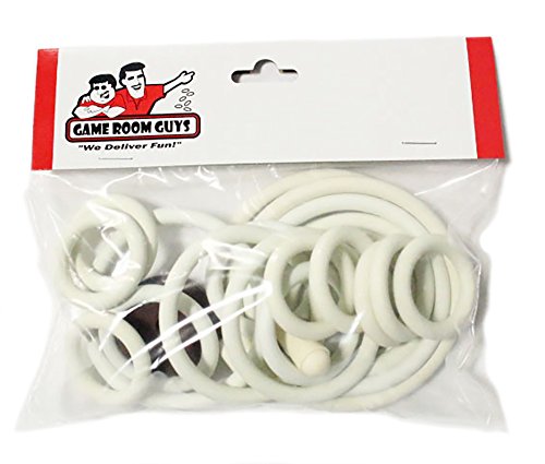Game Room Guys Bally Bongo White Pinball Rubber Ring Kit
