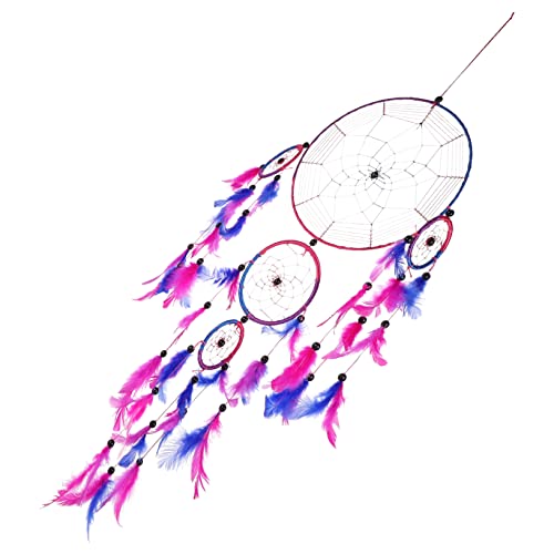 RORPOIR Plume Dream Catcher Wall Hanging Ornament Creative Household Decor for Bedroom Catcher with Materials for Friends Family