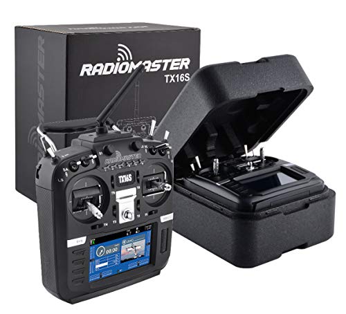 RadioMaster TX16S Hall Sensor Gimbals 2.4G 16CH Multi-Protocol RF System OpenTX Mode2 Transmitter for RC Drone - Mode 2 (Left Hand Throttle) TX16S