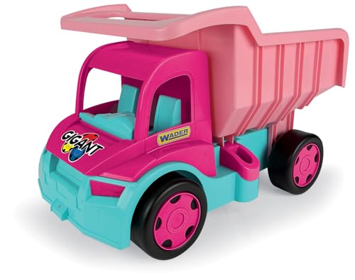 Gigant Kipper en Rose Wader avec benne verrouillable supportant 150 kg pour enfants
