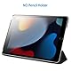 JETech Hülle für iPad 9 8 7 (10,2 Zoll, Modell 2021 2020 2019, 9. 8. 7. Generation), Auto Schlafen Wachen (Schwarz)