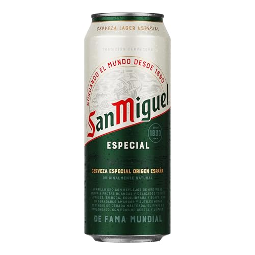 San Miguel Especial, Cerveza Lager Premium Española, 1 Lata x 50cl