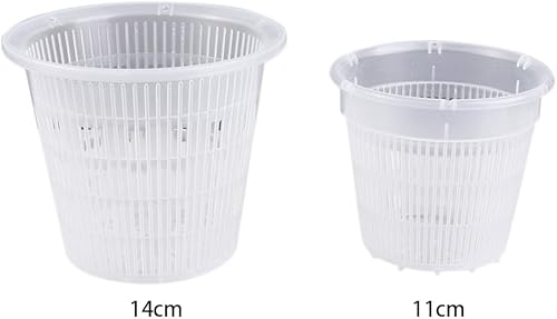 Miniatura 2 de Paquete de 6 macetas de orquídeas de 4.3 pulgadas/5.5 pulgadas con agujeros, maceta de malla, estomas, contenedor de plantas controlado por raíces