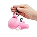 BT21 Lying COOKY Character Soft Plush Stuffed Animal Keychain Key Ring Bag Charm, Pink