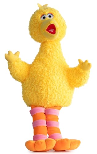 Jay Franco Sesame Street Plush Pillow Buddy - Soft Plushie Stuffed Pillow, 22 Inches, Yellow - Big Bird