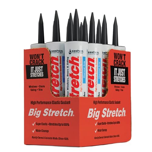 Sashco Big Stretch 10.5 oz High Performance Caulk miniatura 1