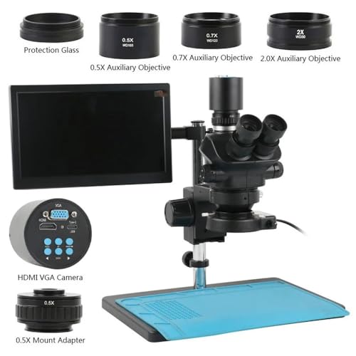 {pANZT[ 48MP 55MP 4K VGA HDMI USB Type-c rfIJ 3.5x-100x PCB ͂񂾕tpdbXeIOጰ 11.6 C` LCD j^[(HDMI VGA Type-c)