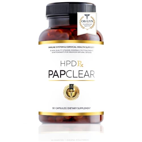 PAPCLEAR OB/GYN Formulated Immune Support Supplement | 90 Capsules | 1-Pack