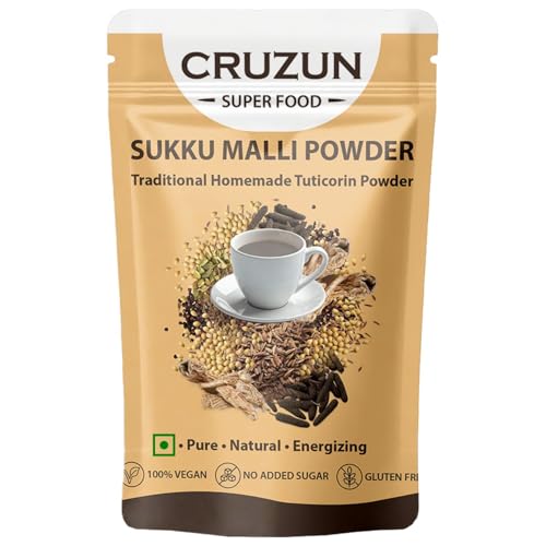 CRUZUN Dry Ginger Sukkumalli Coffee Powder - Tuticorin Handmade Sukkumalli Palm Candy Dry Ginger Corriander Coffee Herbal Mix Powder 50G - Amazon at ₹75 (62% Off) – Amazon