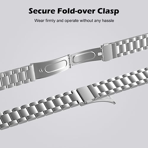 MoKo Slim Metal Band Compatible with Apple Watch Series 11/10 42mm, 9/8/7 41mm, SE3/SE2/SE/6/5/4 40mm, 3/2/1 38mm - Image 4