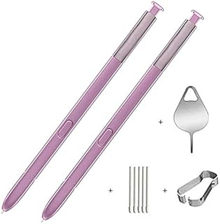 2 Pack Galaxy Note 9 Stylus for Replacement Samsung Galaxy Note 9 SM-N960 Pen (Without Bluetooth) +Tips/Nibs+Eject Pin (Purple)