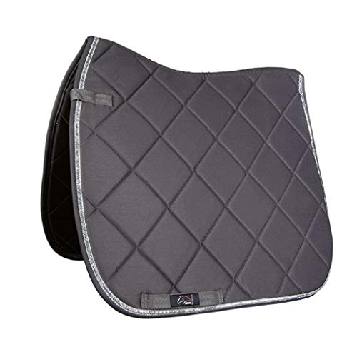 HKM Romy Saddle Cloth Anthracite Warmblood Dressage - Image 2