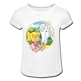 Dieses Shirt fällt sehr klein aus. Bitte unbedingt folgende Angaben zu Länge x Brustweite beachten: 4 Jahre - 40 x 29 cm, 6 Jahre - 43 x 31 cm, 8 Jahre - 46 x 33 cm, 10 Jahre - 49 x 35 cm, 12 Jahre - 52 x 37 cm; Shirt flach liegend gemessen