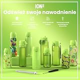ION8 Butelka na Wodę, 750 ml/24 oz, Szczelna, Łatwe Otwieranie, Bezpieczny Zamek, Można Myć w Zmywarce, Bez BPA, Uchwyt do Przenoszenia, Chwyt z Konturami, Łatwa Czyszczenia, Bezwonny, Zielony