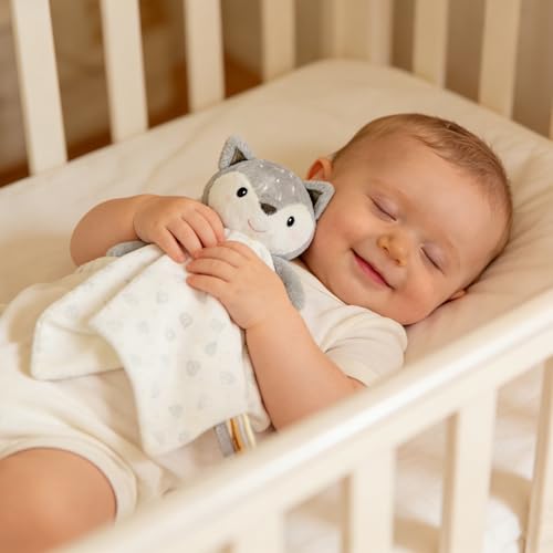 Image of CREVENT Cozy Plush Baby Security Blanket, Loveys for Baby Girls and Boys, Birthday (Deer)