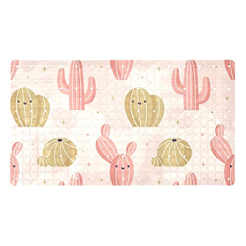 Tapis de douche antidérapant lavable en machine pour baignoire à ventouses - 2
