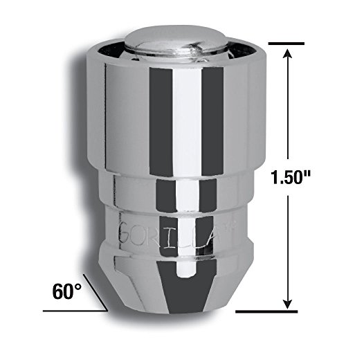 Image of Gorilla Automotive 61631-2K Gorilla Guard Acorn 12-1.50 Chr 2Key Steel Lock