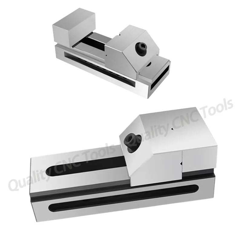Herramienta de tornillo de banco de acción rápida de alta precisión, tornillo de banco de acero for amoladora/corte de alambre/fresadora, dureza 58-62, 1 ud.(QKG100)