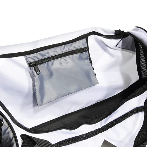 adidas Team Issue II Medium Duffel Bag, White, ONE SIZE