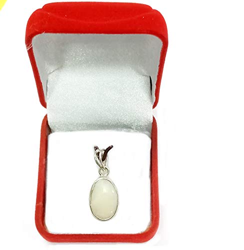 Pendentif opale naturelle pour éviter les contrefaçons en argent 925 - 2