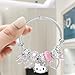 COIOR 2PCS Bracelet Set Gift for Girls, Adjustable Stainless Steel Bracelet and Necklace, Fashion Anime Cartoon Accessories for Ladies Women Girls Sisters Kids Bff Friendship Wife Birthday Gift