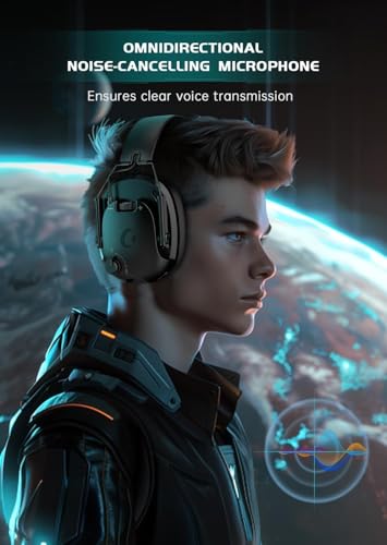 Image of Wireless Gaming Headset for PS5, PS4, PC, Switch, Gaming Headset with Detachable Noise Cancelling Mic, 2.4GHz & Bluetooth 5.3 Dual Connection, 7.1 Surround Sound Black