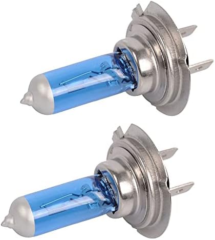 Mintice 2 X Car Vehicle Bright H7 55W 6000K Xenon Gas Halogen Headlight White Light Lamp Bulbs