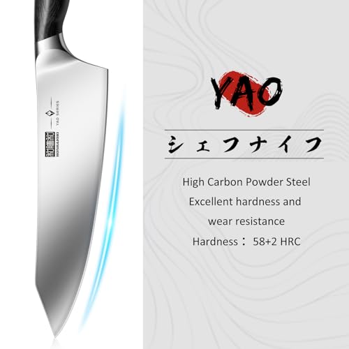 Image of HOSHANHO 16-Piece Kitchen Knife Set with Block, Ultra Sharp Chef Knife Set