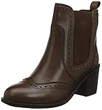  Joe Browns Damen Dapper Debbie Leather Chelsea Boots Kurzschaft Stiefel, (Brown A), 4 EU