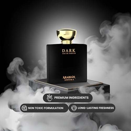 Image of Arabian Aroma Dark Men's Perfume | Luxurious Exotic Scent | Perfumes for Men With Long Lasting Fragrance | Eau De Perfume | Long Lasting Perfume for Men (100ml)