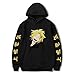 Produktbild Tanwenling34 My Hero Academia Hoodie Denki Kaminari Hoodie Sweatshirts Lässiger Langarm Hoodie Pullover für Kinder Mädchen Männer Frauen