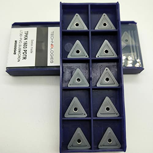 TPKN 1603 PDTR Fräser-Einsatz TPKN1603 PDTR LT30 PVD-Hartmetall-Einsatz, 10 Stück