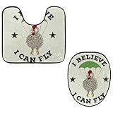 u can fly 2 Dimensioni: copriwater 44 x 35 cm; tappetino WC 46 x 51,5 cm.