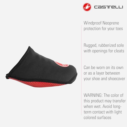 CASTELLI Toe Thingy 2, Fundas Para Zapatos Ciclismo Hombre, Negro, Talla Única - imagen 2