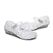 Yous-us Children's Princess Shoes£¬Cinderella Girls Soft Crystal Plastic Shoes£¬Cosplay Jelly Shoes White