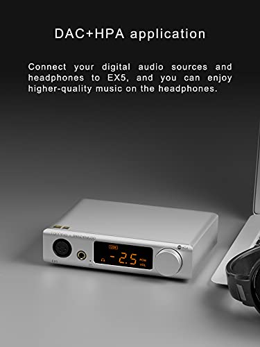 Topping EX5 Efficient Full-Balanced HIFI Decoder Headphone Amplifier