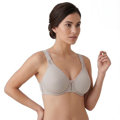 Selene, Sujetador Reductor para Mujer con Tirantes Anchos Comfort y Aro, Sin Relleno, Colección Lorea, Color Tierra, Talla 105D