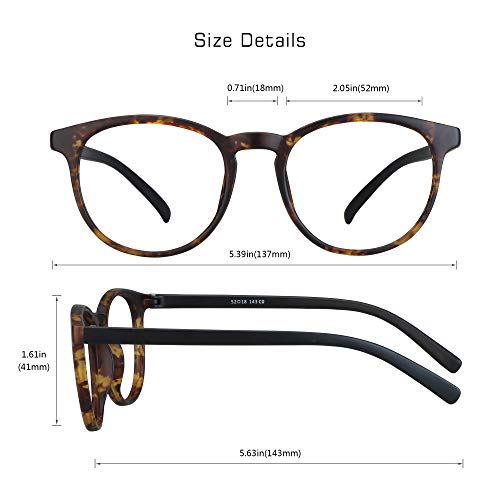 Image of VisionGlobal Blue Light Blocking Glasses, Lightweight Oval Frame, Computer Glasses for Gaming, Office, TV