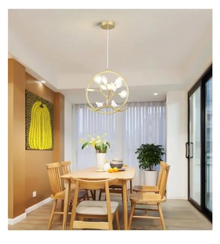 Lustre LED moderne au design géométrique et finitions épurées - 3