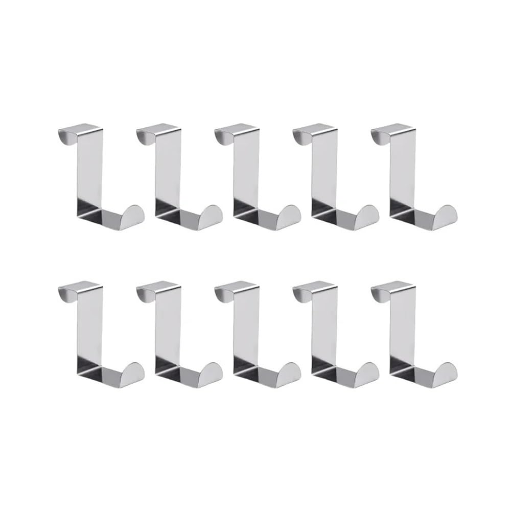 Szydełek wiszący na ścianie Haczyk do drzwi szafki łazienkowej w kształcie litery Z(10pcs)