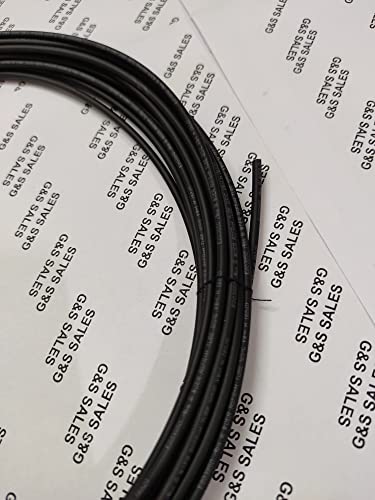 Image of G&S Polyolefin 2mm Black Heat Shrink-Tube Sleeve (5 Meters)